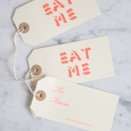 Marby & Elm - Eat me gift tag