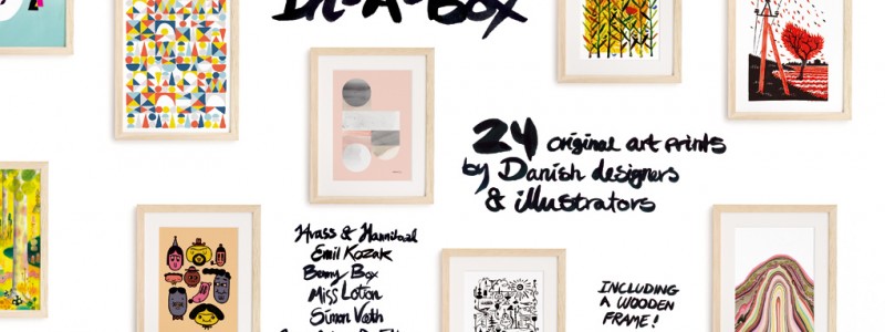 danish art prints in a box 1