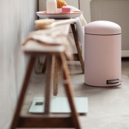 brabantia mineral pink in the bathroom 2