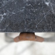 dark marble detail, Gris d'Ardenne