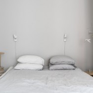 gray bedroom