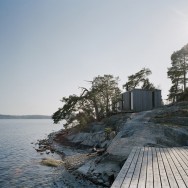 a shelter on the stockholm archipelago