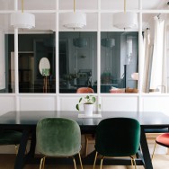 Morgane Sézalory, Paris apartment. Window room divider.