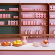 Candy pink surfaces by Child Studio within this London based quirky restaurant.