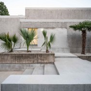 Casa Morgana. J. Mayer H has completed a private residence with "box in box" concrete volumes in Northern Germany.