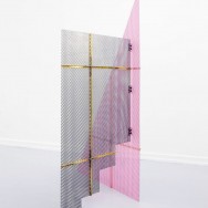 eva berendes - perforated sheet metal, brass, lacquer - 185 x 107 x 65 eva berendes - perforated sheet metal, brass, lacquer - 185 x 107 x 65